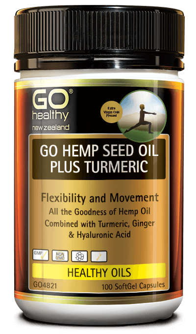 GO Healthy Hemp Seed Oil Plus Turmeric 100s
